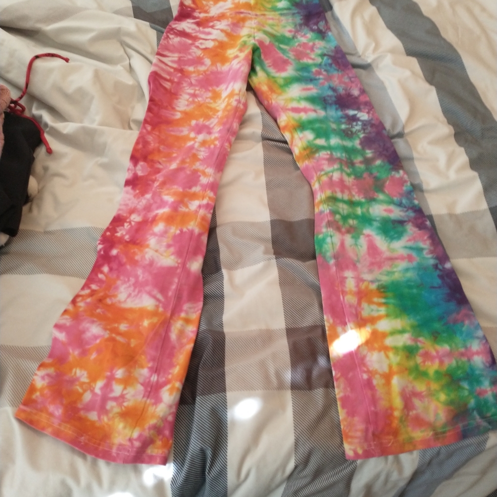 Hand dyed yoga pants